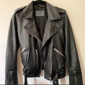 AllSaints Balfern leather jacket